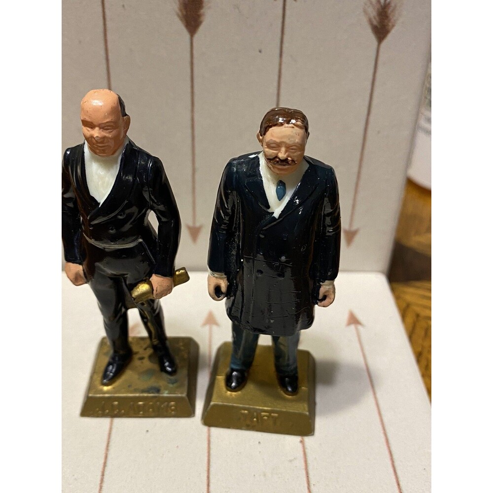 VINTAGE 1960's Marx US Presidents Figurines Set Of 8